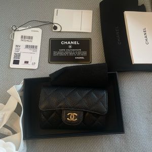 Chanel Cardholder Black Caviar